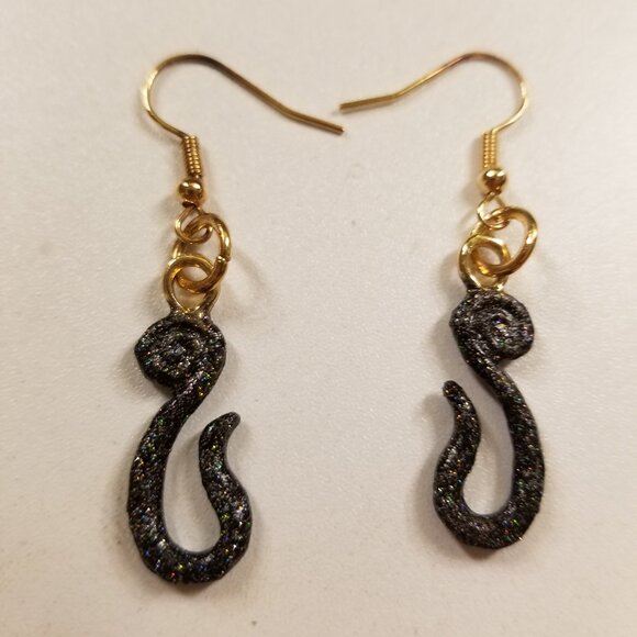 Ellen F Jewelry - Item Update: Marilyn "Madam" DeVille Inspired Black Spiral Earring Pair(s)